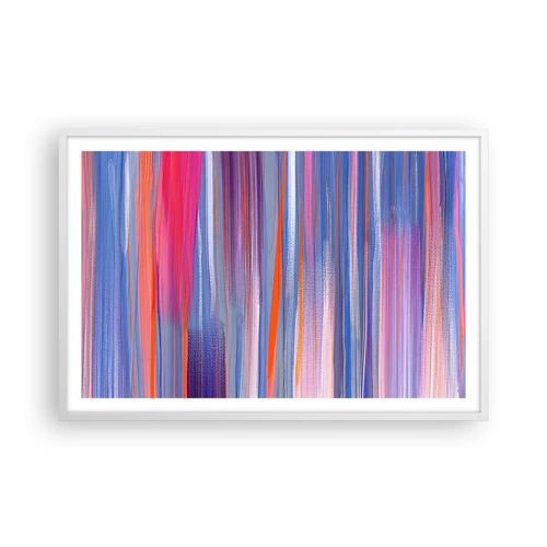 Poster in cornice bianca - Ascensione arcobaleno - 91x61 cm