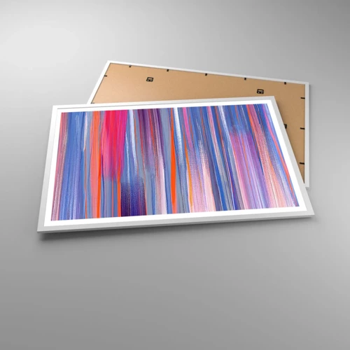Poster in cornice bianca - Ascensione arcobaleno - 91x61 cm