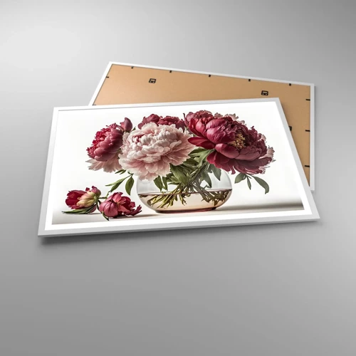 Poster in cornice bianca - Bellezza in piena fioritura - 91x61 cm