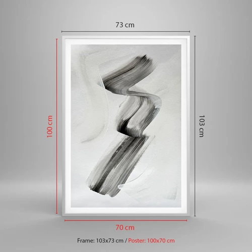 Poster in cornice bianca - Casualmente per divertimento - 70x100 cm