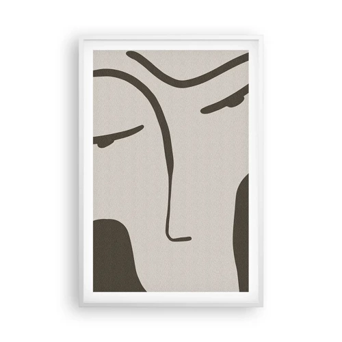 Poster in cornice bianca - Come un quadro di Modigliani - 61x91 cm