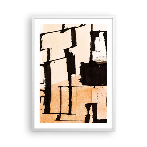 Poster in cornice bianca - Comunque in ordine - 50x70 cm