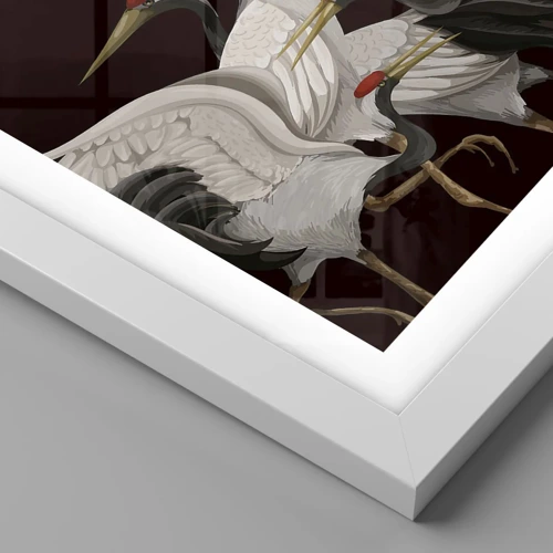 Poster in cornice bianca - Cose da uccelli - 30x40 cm