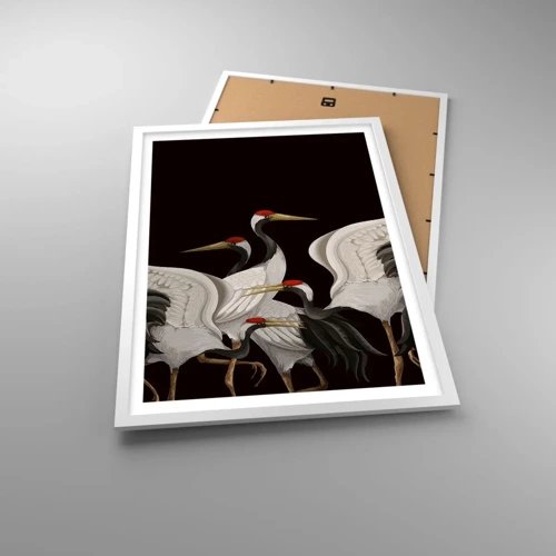 Poster in cornice bianca - Cose da uccelli - 50x70 cm