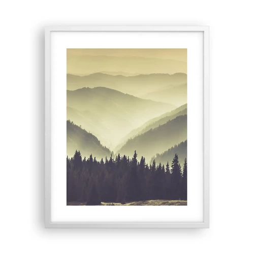 Poster in cornice bianca - Dopo sette montagne… - 40x50 cm