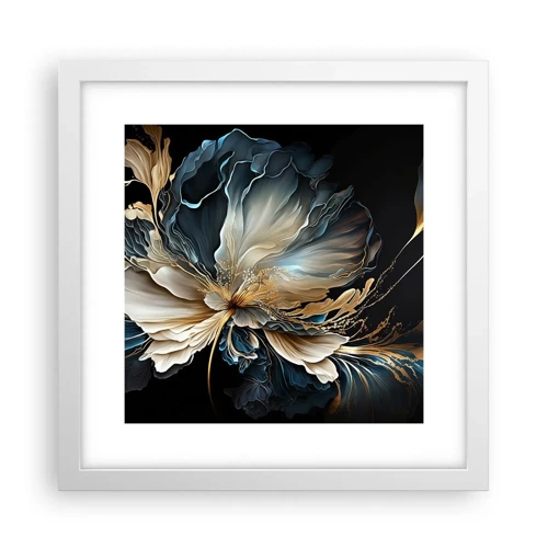 Poster in cornice bianca - Fantastico fiore di felce - 30x30 cm