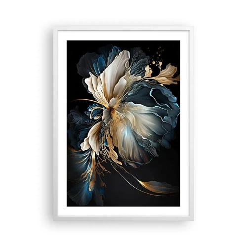 Poster in cornice bianca - Fantastico fiore di felce - 50x70 cm