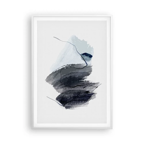 Poster in cornice bianca - Intensità e movimento - 70x100 cm
