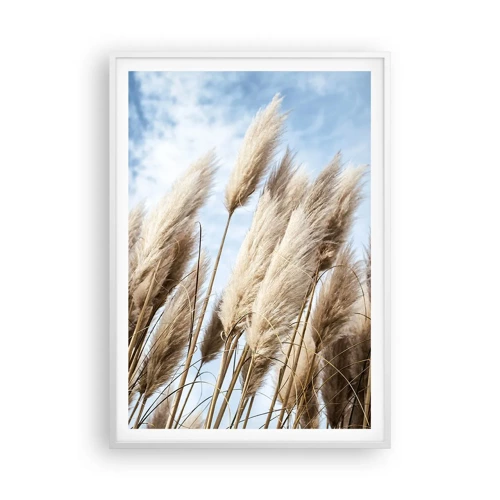 Poster in cornice bianca - Le carezze del sole e del vento - 70x100 cm