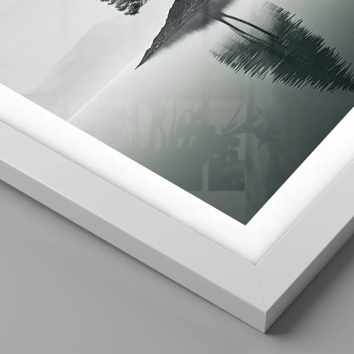 Poster in cornice bianca - Paesaggio onirico - 30x40 cm