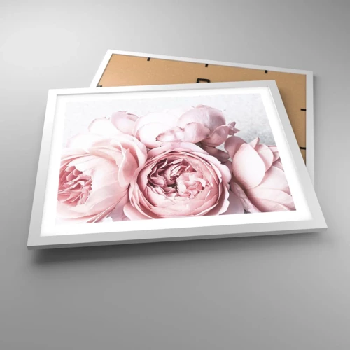 Poster in cornice bianca - Per i romantici - 50x40 cm