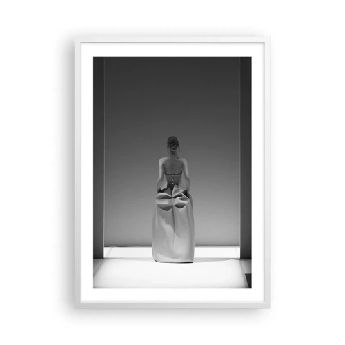 Poster in cornice bianca - Semplicità raffinata - 50x70 cm