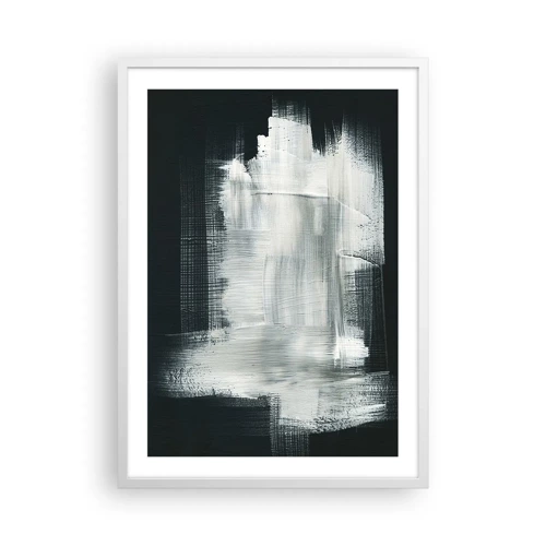 Poster in cornice bianca - Tessuto in verticale e in orizzontale - 50x70 cm