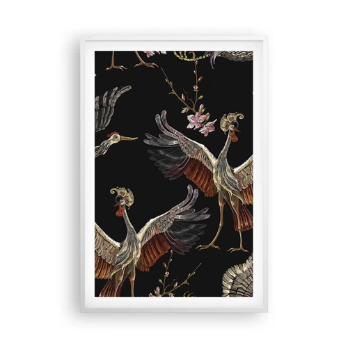 Poster in cornice bianca - Uccello fantastico - 61x91 cm
