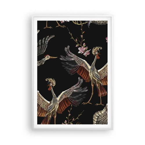 Poster in cornice bianca - Uccello fantastico - 70x100 cm