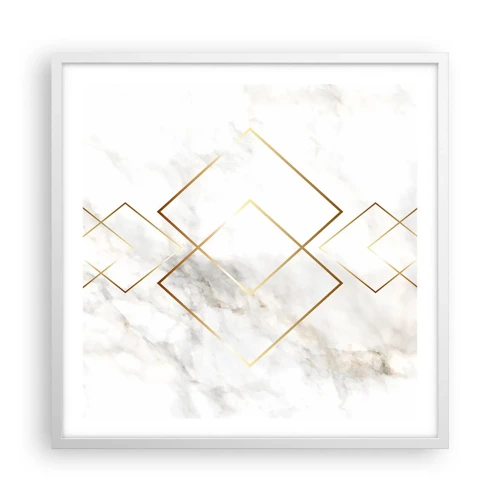 Poster in cornice bianca - Vista sull'infinito - 60x60 cm
