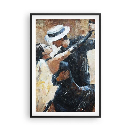 Poster in cornice nera - Alla Rodolfo Valentino - 61x91 cm