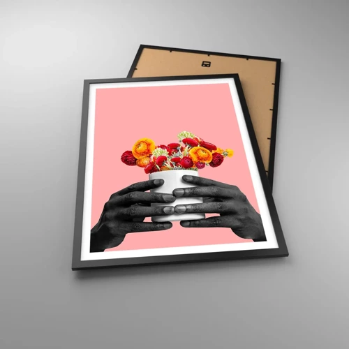 Poster in cornice nera - Apoteosi di vita - 50x70 cm