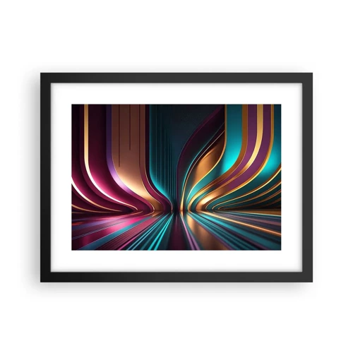 Poster in cornice nera - Architettura di luce - 40x30 cm