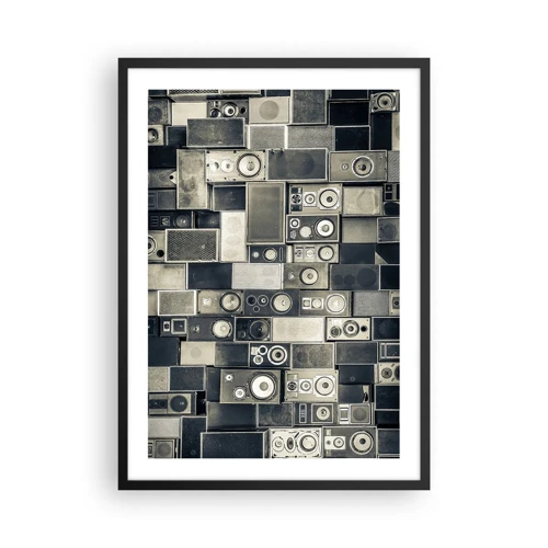 Poster in cornice nera - Armonia di suoni - 50x70 cm