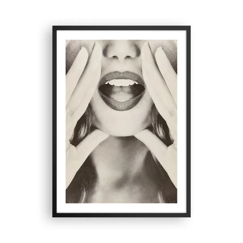 Poster in cornice nera - Arrivo! - 50x70 cm