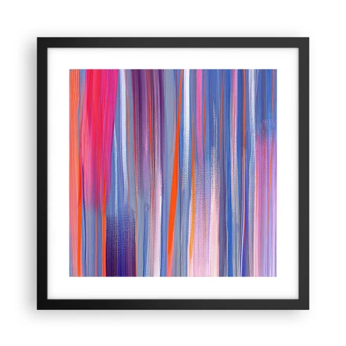 Poster in cornice nera - Ascensione arcobaleno - 40x40 cm