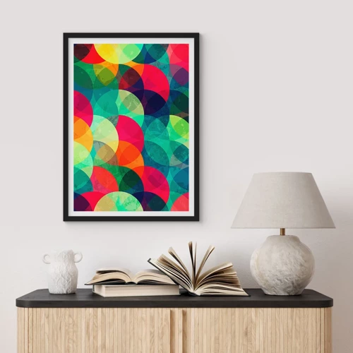 Poster in cornice nera - Ascensione arcobaleno - 50x70 cm