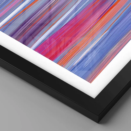 Poster in cornice nera - Ascensione arcobaleno - 61x91 cm