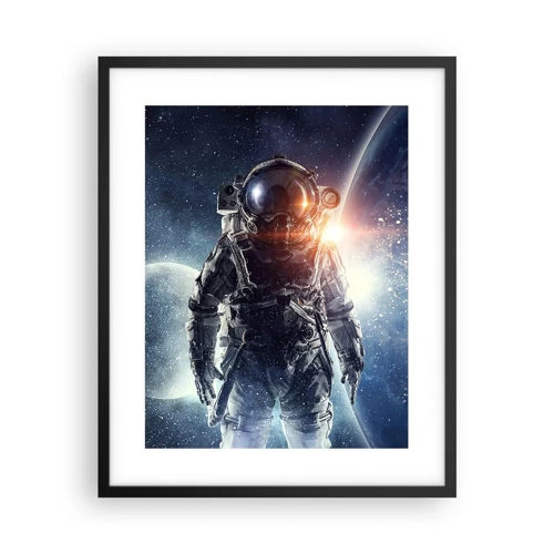 Poster in cornice nera - Avventura nello spazio - 40x50 cm