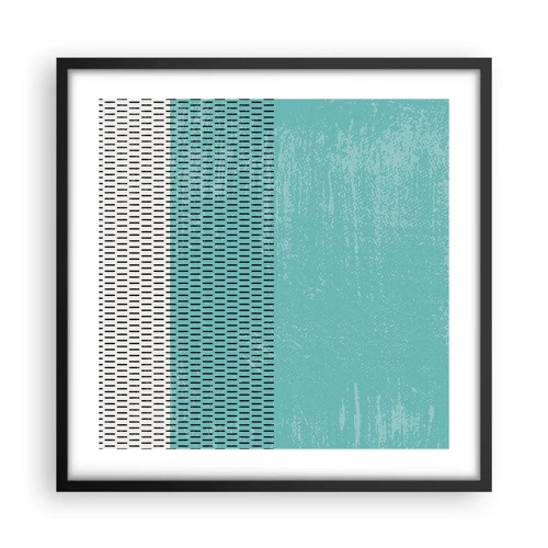 Poster in cornice nera - Composizione equilibrata - 50x50 cm