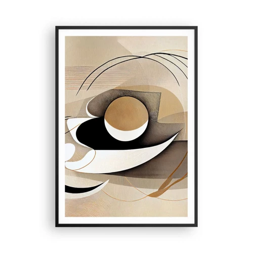 Poster in cornice nera - Composizione: l'essenza delle cose - 70x100 cm