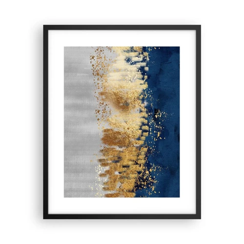 Poster in cornice nera - Composizione moderna con bagliore - 40x50 cm