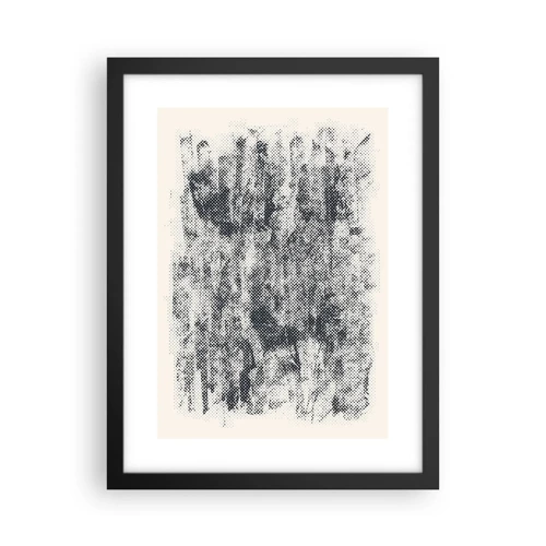 Poster in cornice nera - Composizione nebbiosa - 30x40 cm