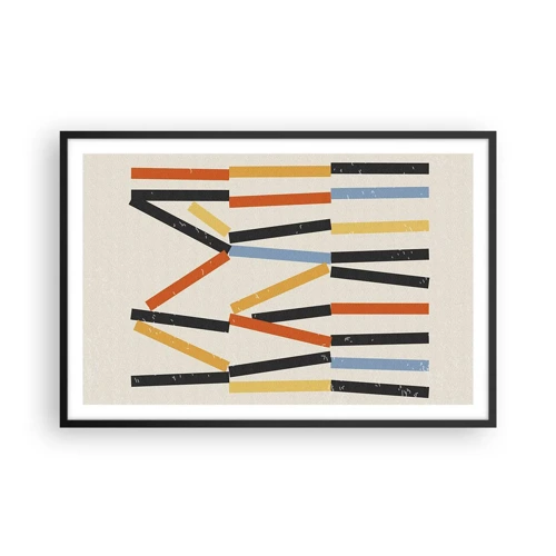 Poster in cornice nera - Composizione orizzontale - 91x61 cm