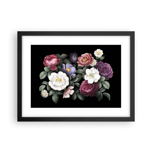 Poster in cornice nera - Dal giardino inglese - 40x30 cm