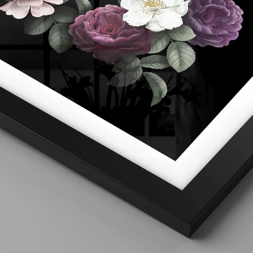 Poster in cornice nera - Dal giardino inglese - 61x91 cm