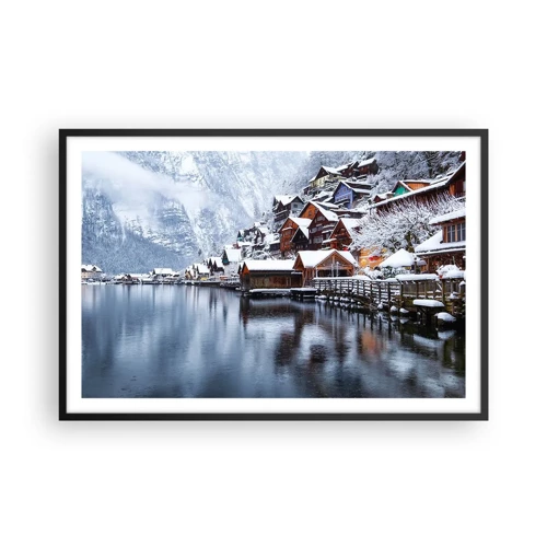 Poster in cornice nera - Decorazione invernale - 91x61 cm