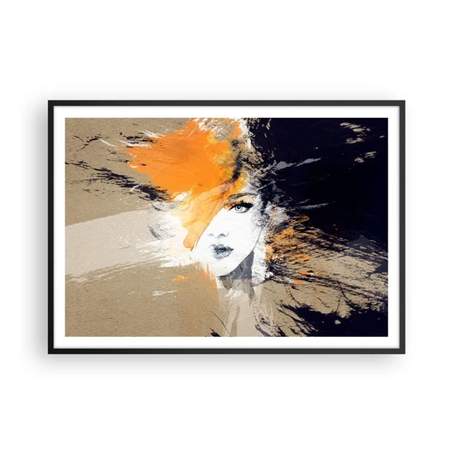 Poster in cornice nera - E la luce fu - 100x70 cm