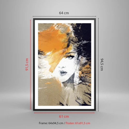 Poster in cornice nera - E la luce fu - 61x91 cm