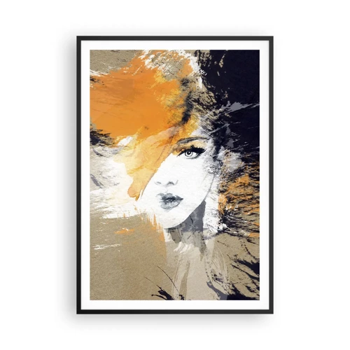 Poster in cornice nera - E la luce fu - 70x100 cm