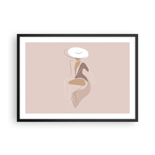 Poster in cornice nera - Essere una dama - 70x50 cm