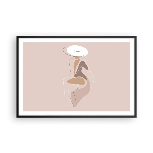 Poster in cornice nera - Essere una dama - 91x61 cm