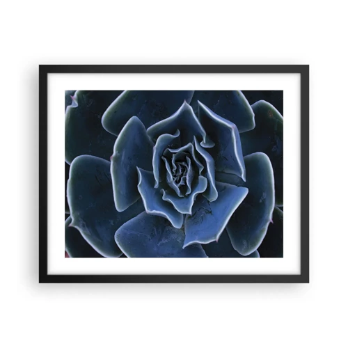 Poster in cornice nera - Fiore del deserto - 50x40 cm