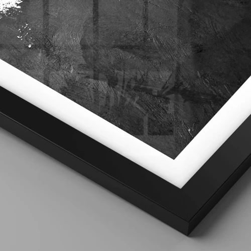 Poster in cornice nera - Gli elementi: la terra - 40x50 cm