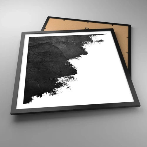 Poster in cornice nera - Gli elementi: la terra - 50x50 cm