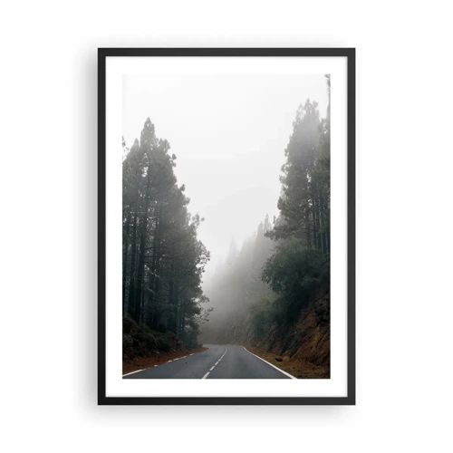 Poster in cornice nera - Il racconto della foresta magica - 50x70 cm