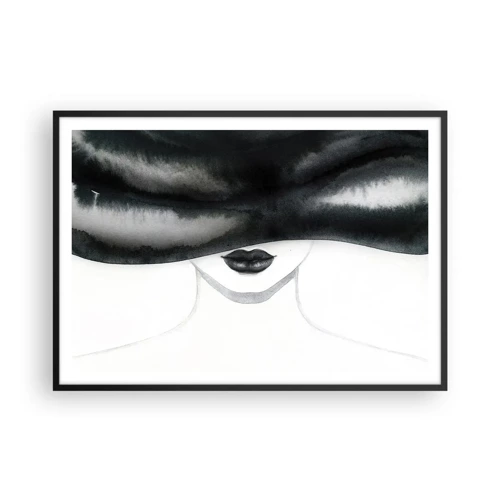 Poster in cornice nera - Il segreto dei sensi - 100x70 cm