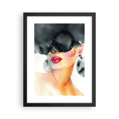 Poster in cornice nera - Il segreto dell'eleganza - 30x40 cm