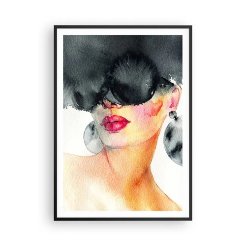 Poster in cornice nera - Il segreto dell'eleganza - 70x100 cm