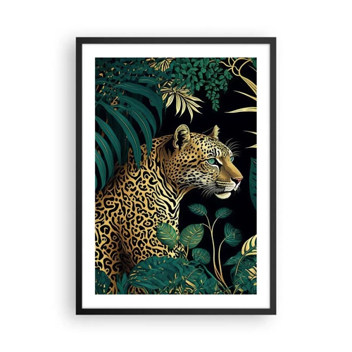 Poster in cornice nera - Il signore della giungla - 50x70 cm
